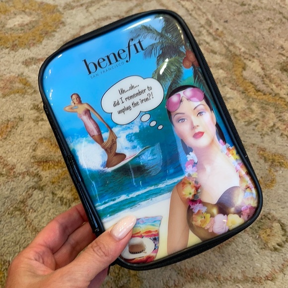 Benefit Cosmetics Zippered Case